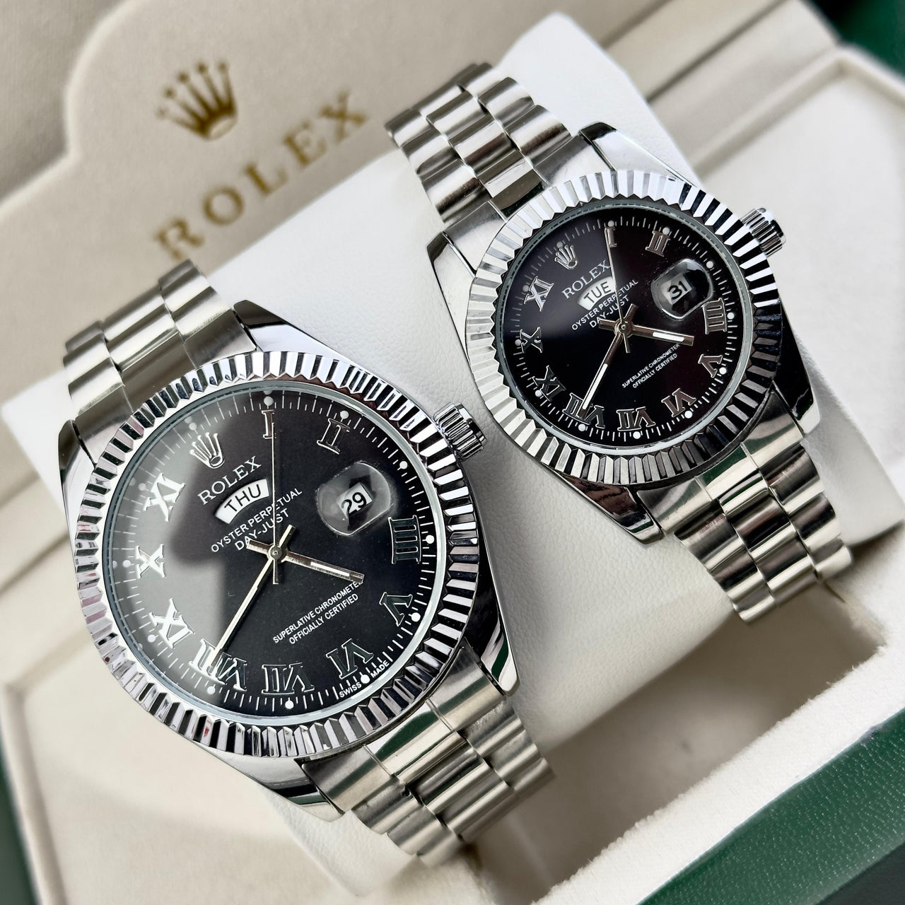 Rolex PAREJA R82 - INCLUYE ESTUCHE DE LUJO