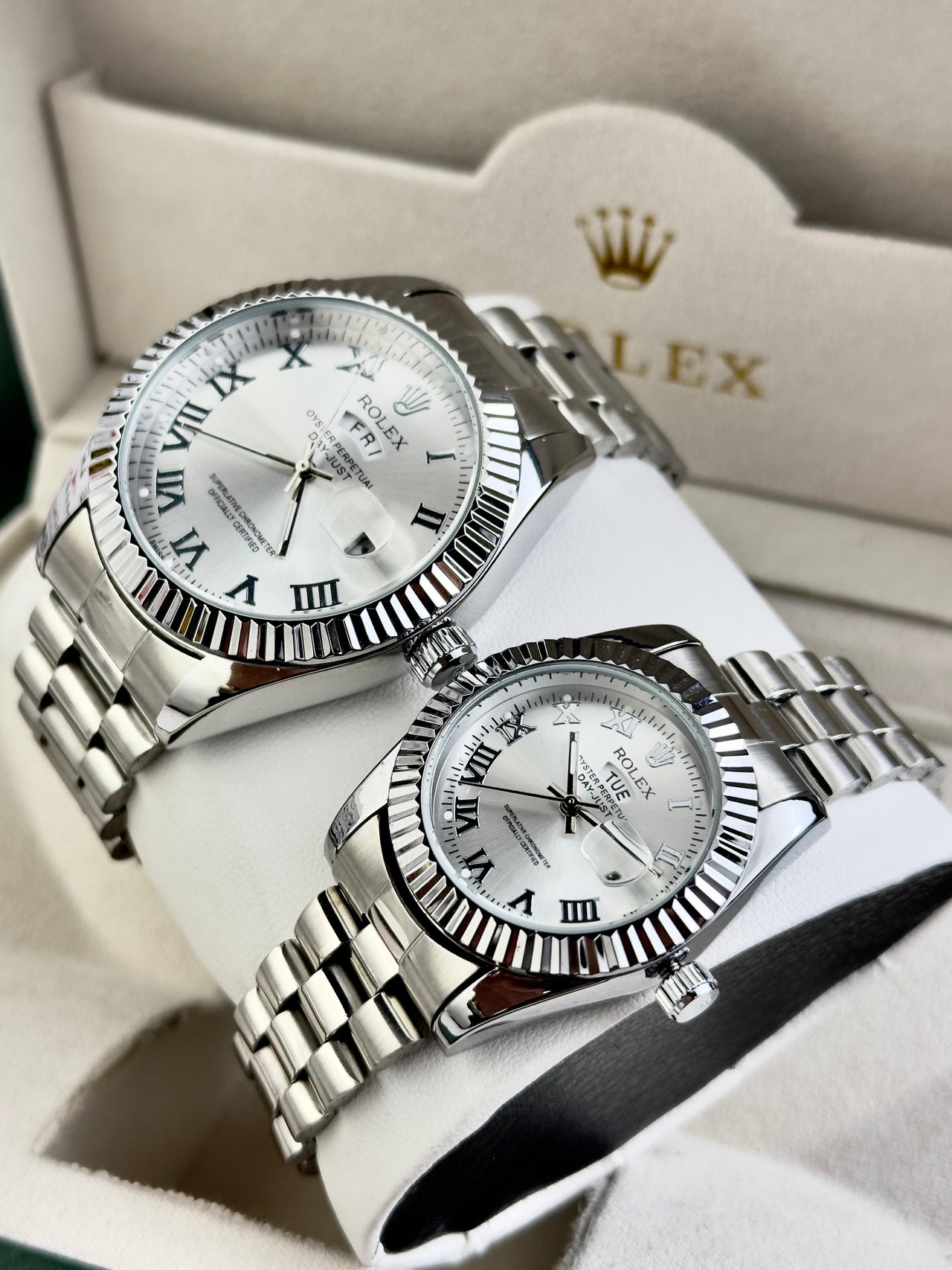 Rolex PAREJA R80 - INCLUYE ESTUCHE DE LUJO