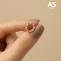 Thumbnail for Anillo ZIRCON REDONDO DIAMANTES  #07