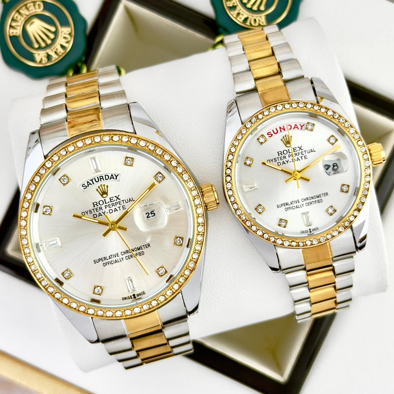 Rolex PAREJA R82 - INCLUYE ESTUCHE DE LUJO