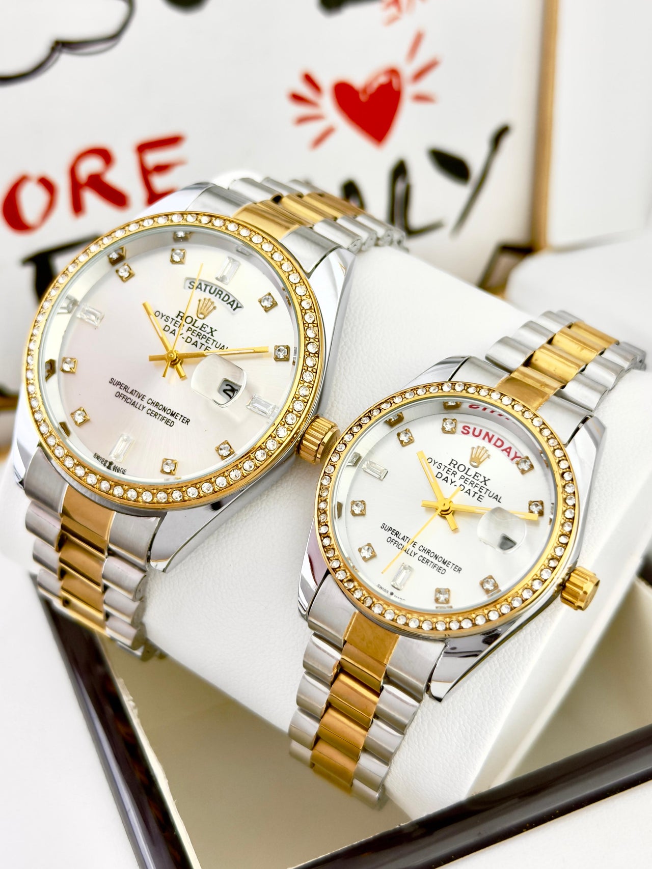 Rolex PAREJA R82 - INCLUYE ESTUCHE DE LUJO