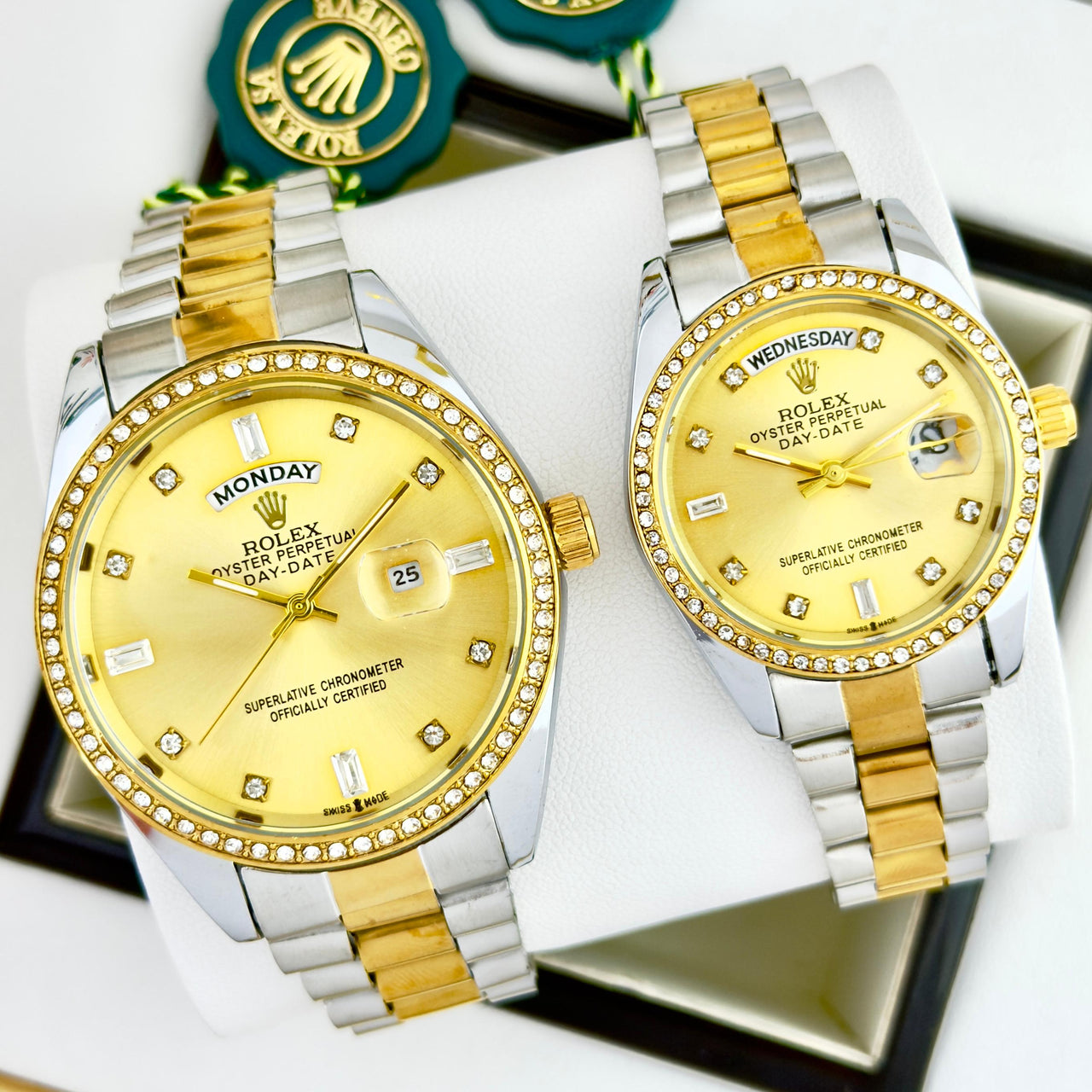Rolex PAREJA R80 - INCLUYE ESTUCHE DE LUJO