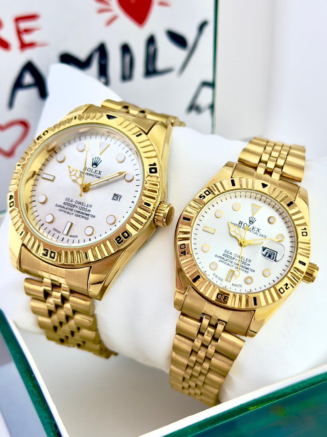 Rolex PAREJA R75 - INCLUYE ESTUCHE DE LUJO