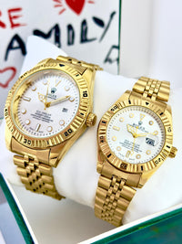 Thumbnail for Rolex PAREJA R75 - INCLUYE ESTUCHE DE LUJO