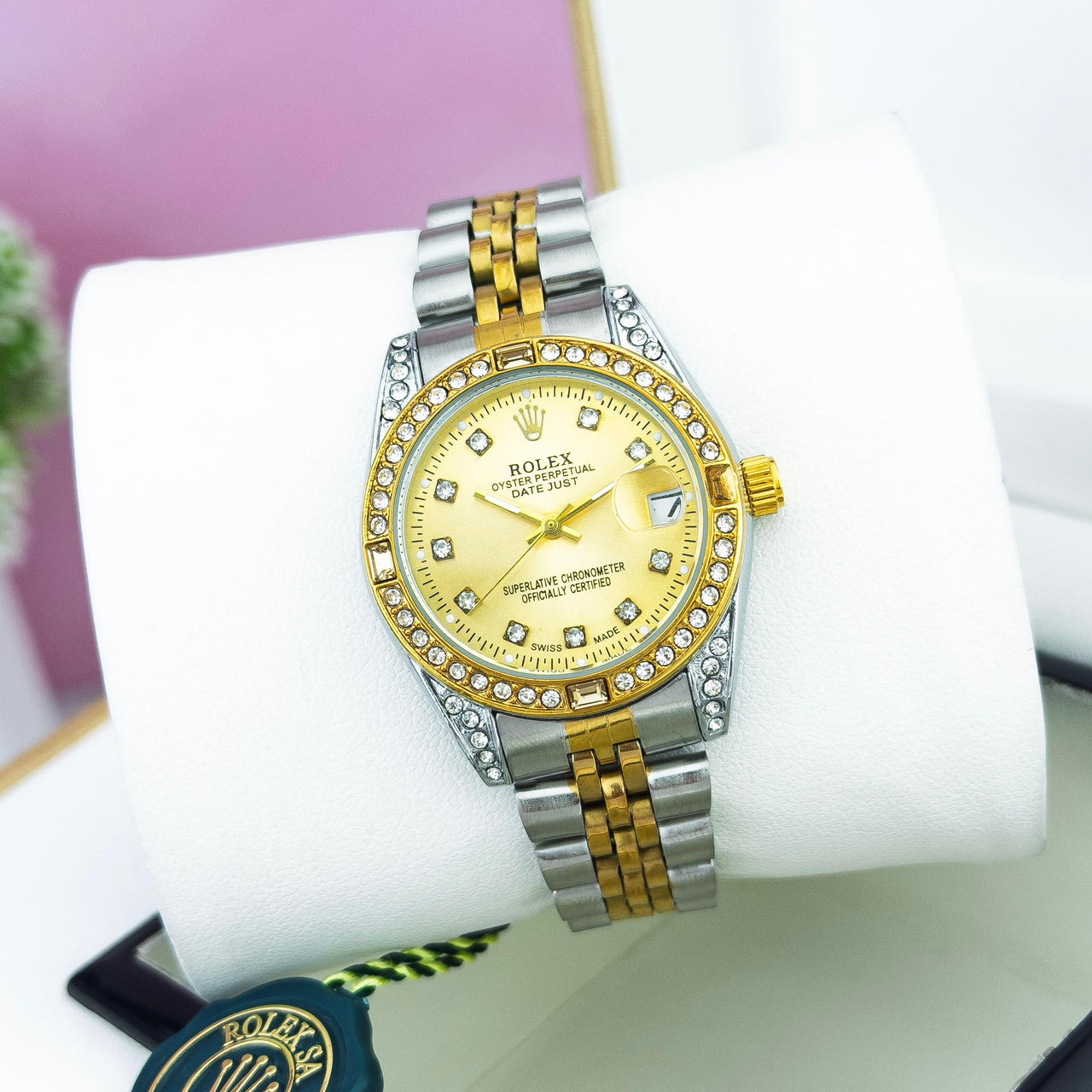 Rolex Dama piedras RXPT02