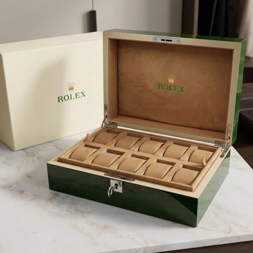 Relojera Cofre Premium (ROLEX)-10 PUESTOS
