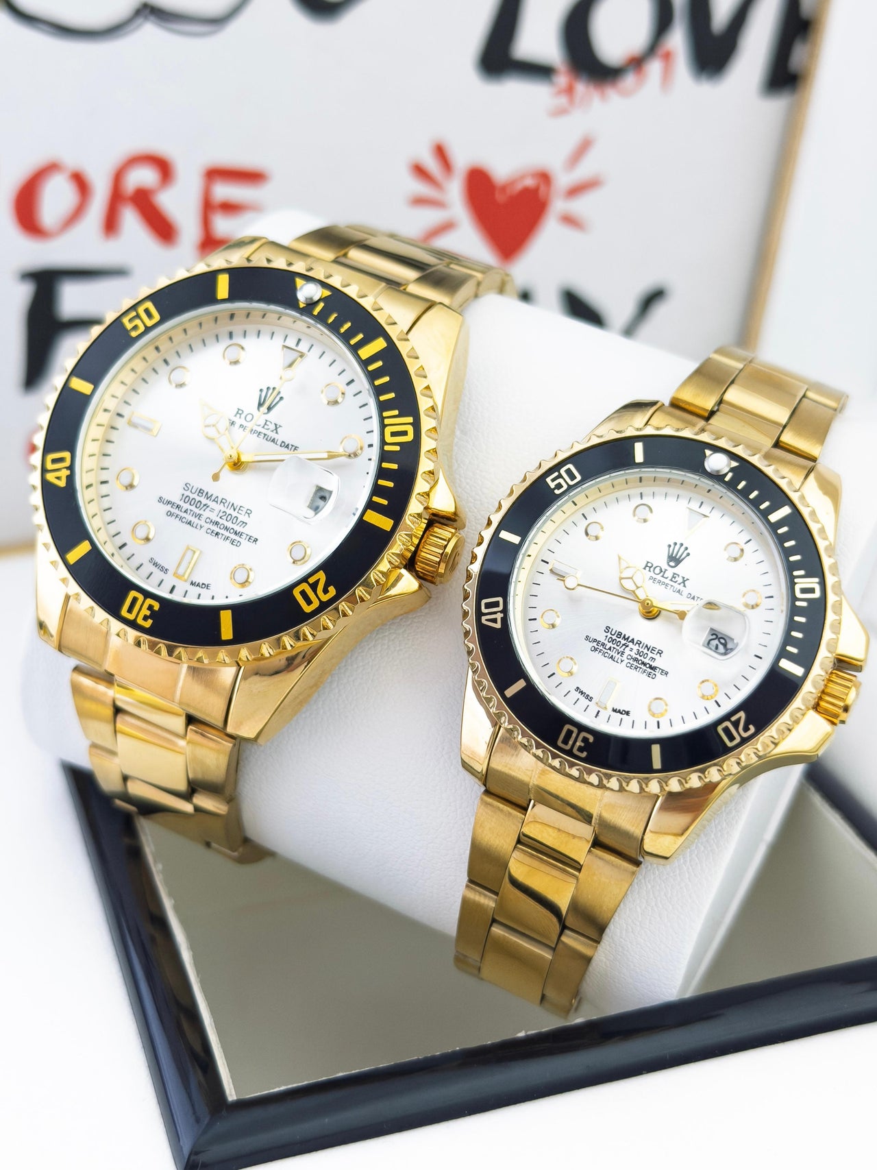 Rolex PAREJA RX101- INCLUYE ESTUCHE DE LUJO