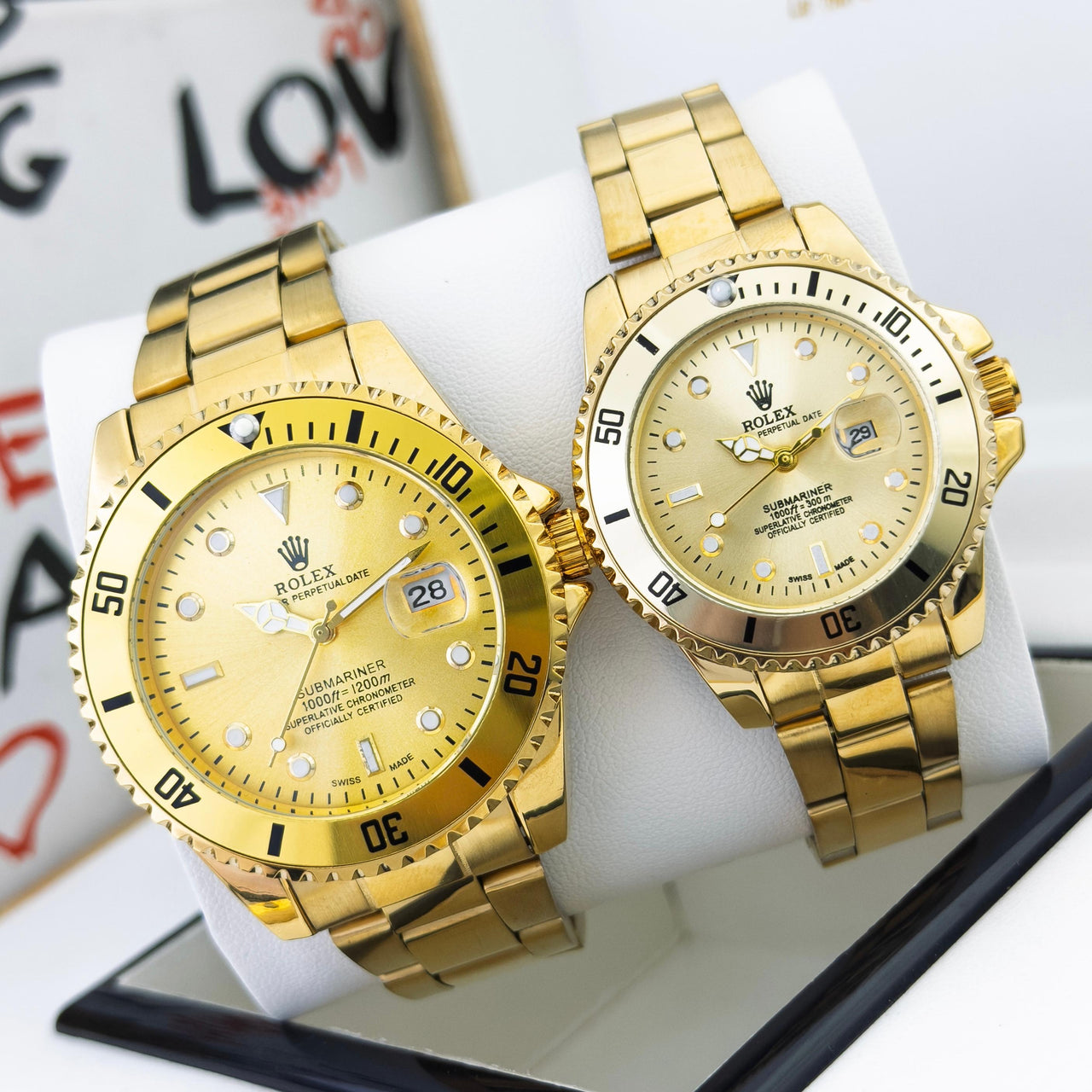 Rolex PAREJA RX104- INCLUYE ESTUCHE DE LUJO