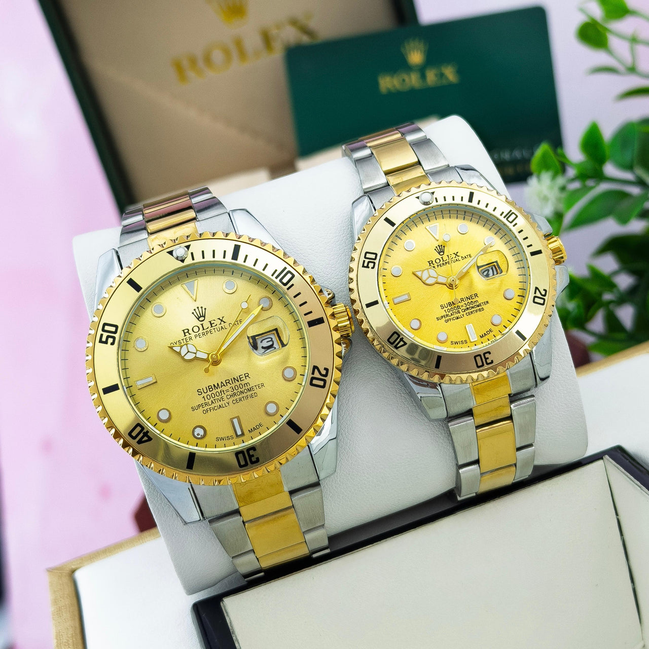 Rolex PAREJA RX108- INCLUYE ESTUCHE DE LUJO