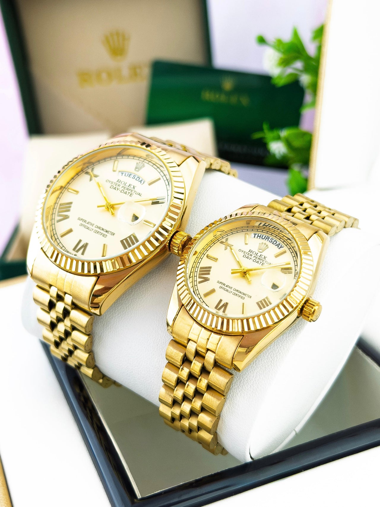 Rolex PAREJA MC100- INCLUYE ESTUCHE DE LUJO