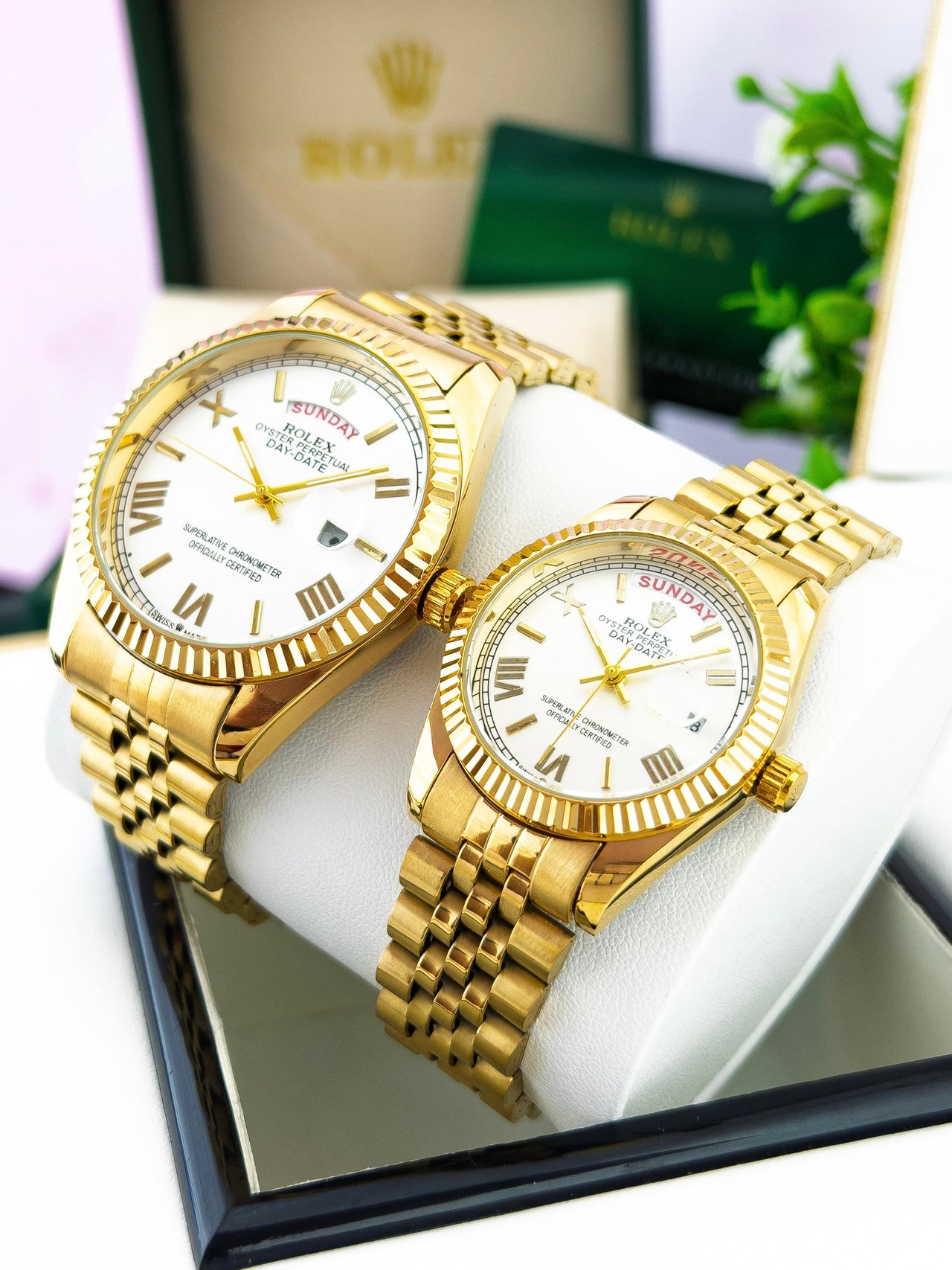 Rolex PAREJA MC102- INCLUYE ESTUCHE DE LUJO