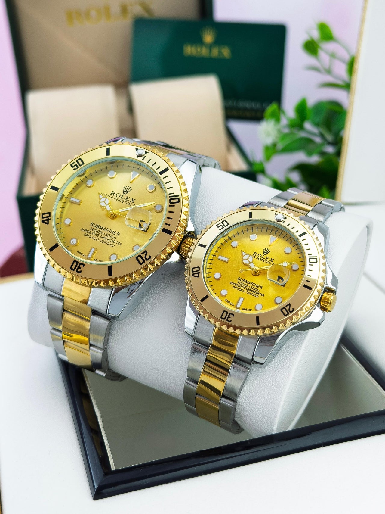 Rolex PAREJA RX108- INCLUYE ESTUCHE DE LUJO