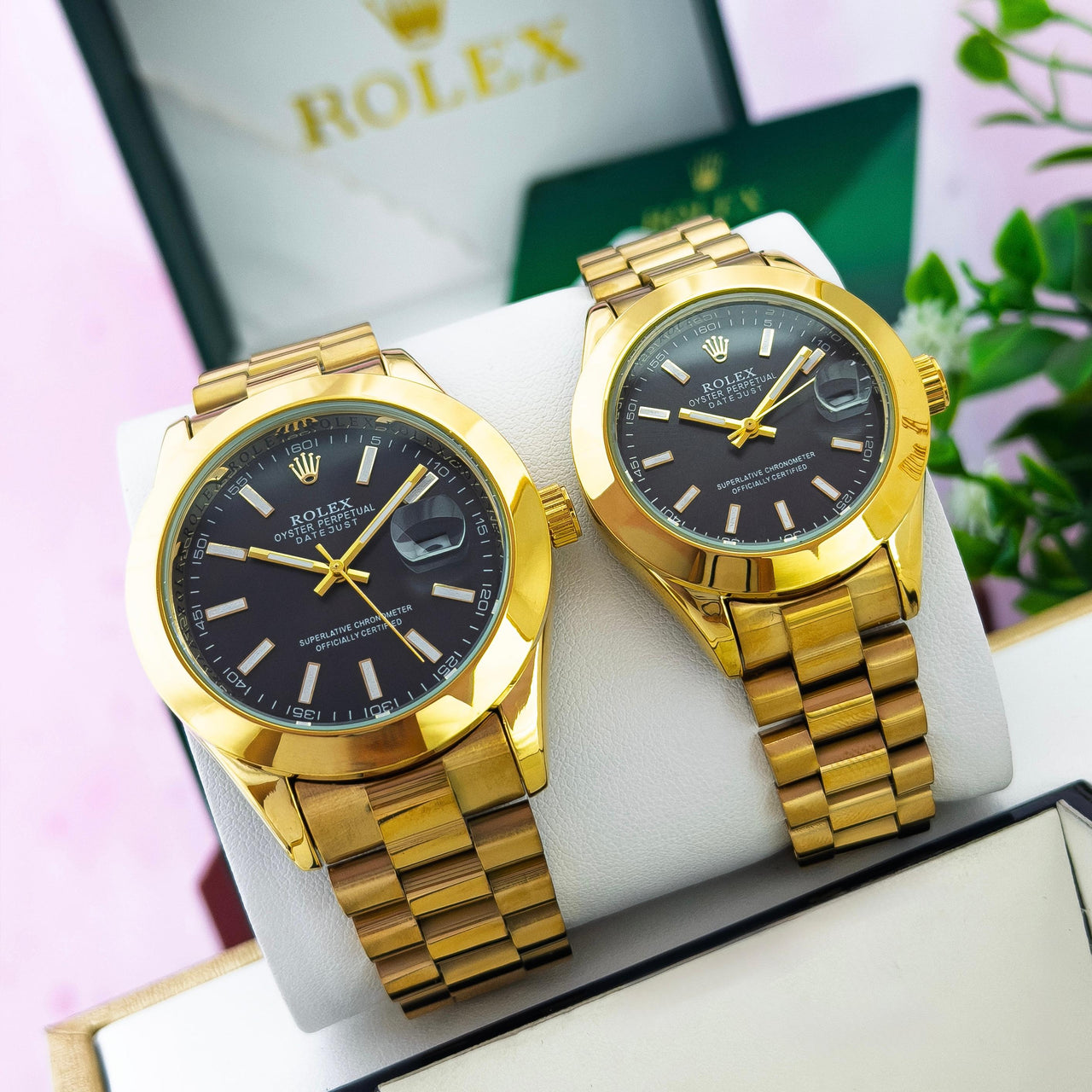 Rolex PAREJA RDJ202- INCLUYE ESTUCHE DE LUJO