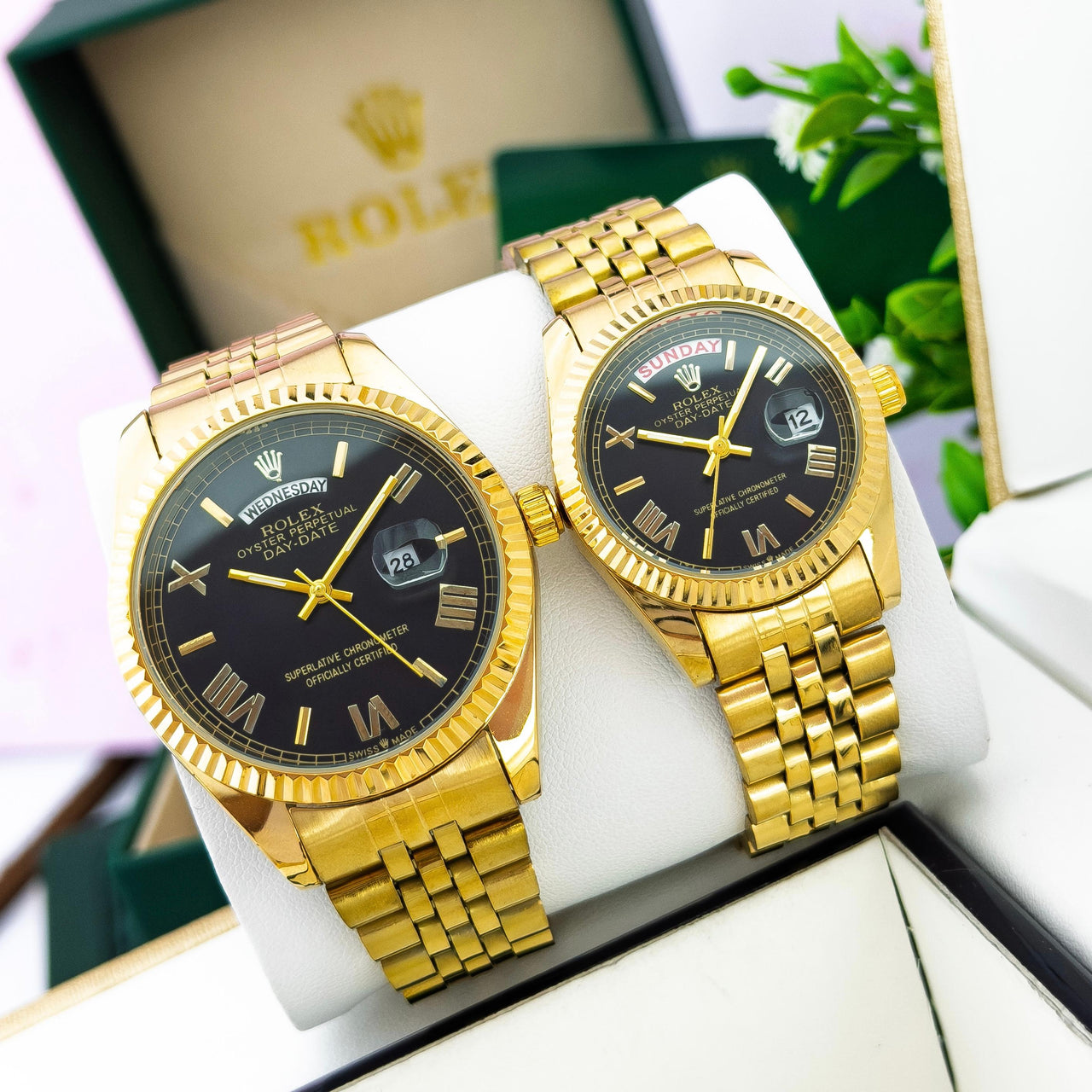 Rolex PAREJA MC101- INCLUYE ESTUCHE DE LUJO