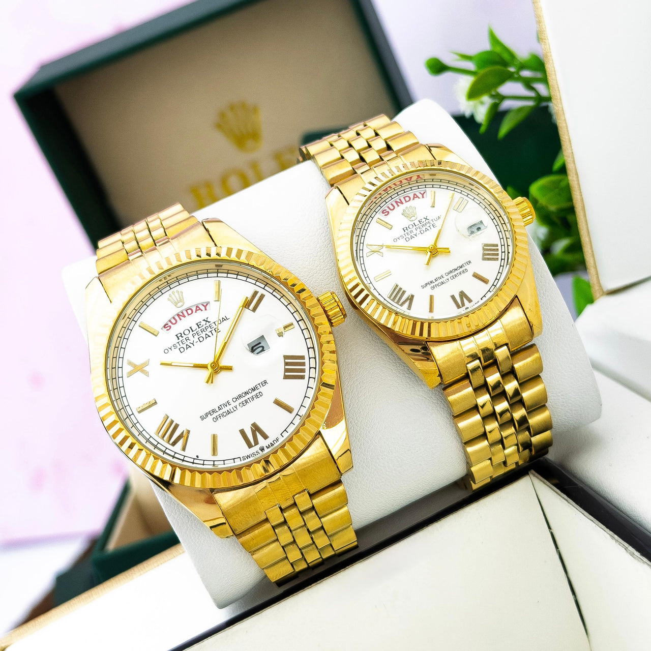 Rolex PAREJA MC102- INCLUYE ESTUCHE DE LUJO