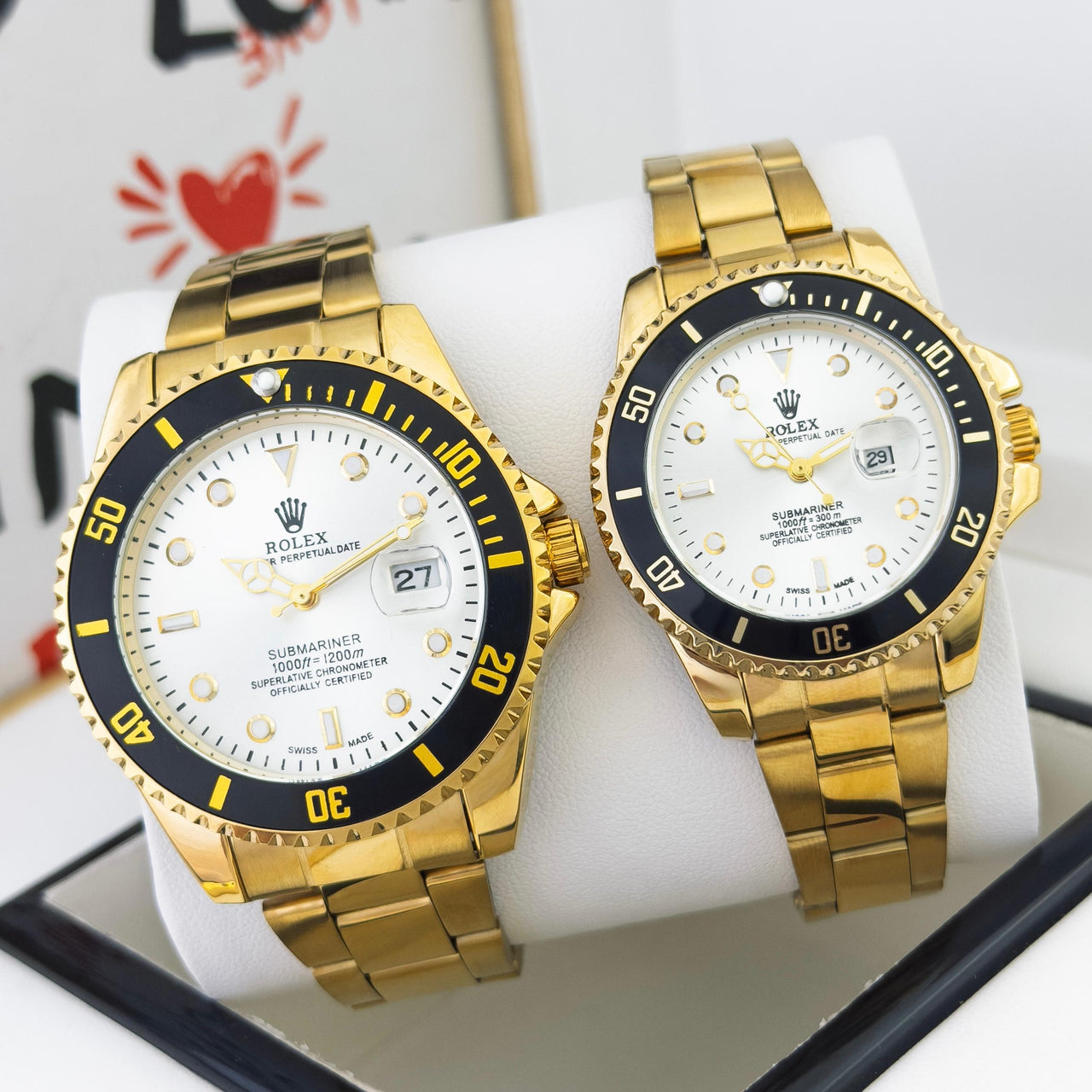 Rolex PAREJA RX101- INCLUYE ESTUCHE DE LUJO
