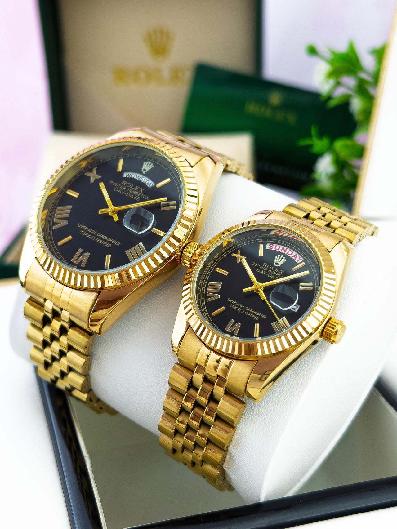 Rolex PAREJA MC101- INCLUYE ESTUCHE DE LUJO