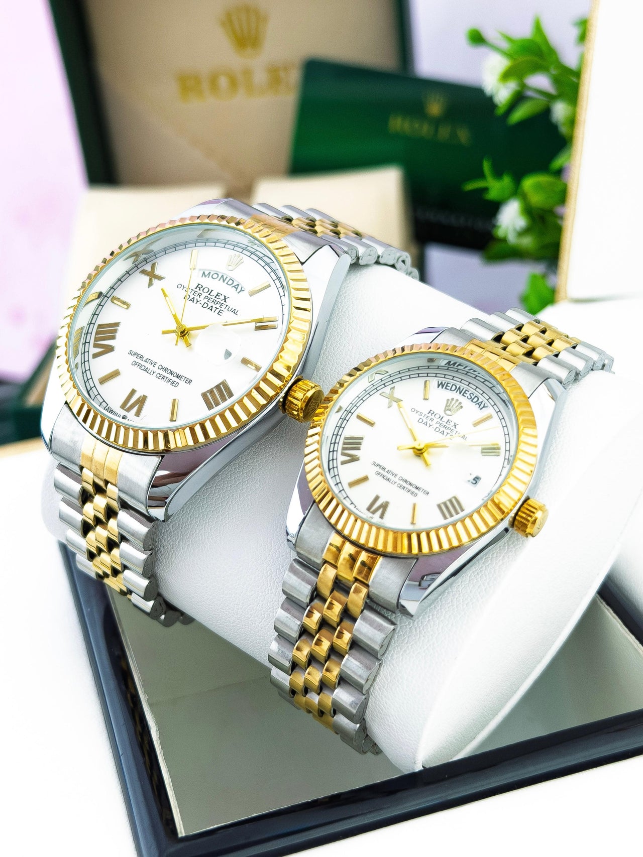 Rolex PAREJA MC103- INCLUYE ESTUCHE DE LUJO