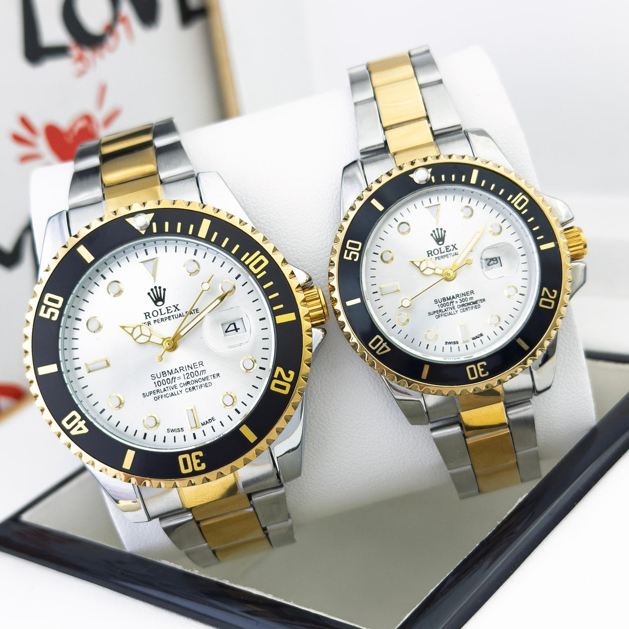 Rolex PAREJA RX105- INCLUYE ESTUCHE DE LUJO
