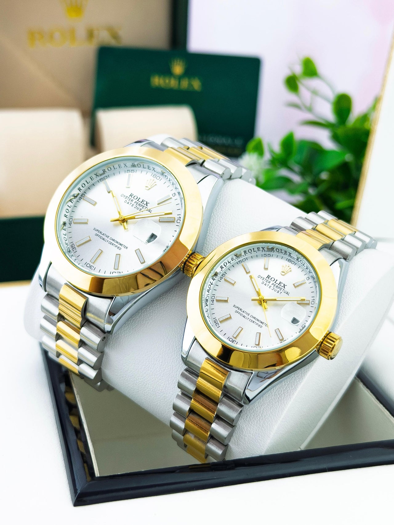 Rolex PAREJA RDJ204- INCLUYE ESTUCHE DE LUJO