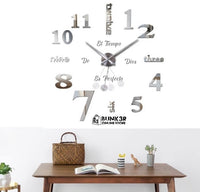 Thumbnail for 015 PLATEADO - 120 cm x 120 cm - CON PENDULO Y FRASE